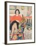 Interior with a Figure-George Leslie Hunter-Framed Giclee Print