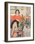 Interior with a Figure-George Leslie Hunter-Framed Giclee Print