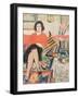 Interior with a Figure-George Leslie Hunter-Framed Giclee Print