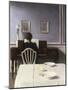 Interior with a Girl at the Clavier, 1901-Vilhelm Hammershoi-Mounted Giclee Print