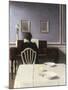 Interior with a Girl at the Clavier, 1901-Vilhelm Hammershoi-Mounted Giclee Print