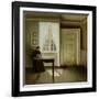 Interior with a Lady, 1901-Vilhelm Hammershoi-Framed Giclee Print