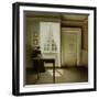 Interior with a Lady, 1901-Vilhelm Hammershoi-Framed Giclee Print