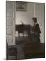 Interior with a Lady Reading, c.1900-Vilhelm Hammershoi-Mounted Giclee Print