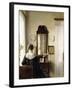 Interior with a Seated Woman by a Window-Carl Holsoe-Framed Giclee Print