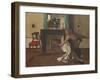 Interior with a Woman in a Shirt, 1899-Félix Vallotton-Framed Giclee Print