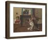 Interior with a Woman in a Shirt, 1899-Félix Vallotton-Framed Giclee Print