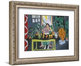 Interior with an Etruscan Vase, c.1940-Henri Matisse-Framed Art Print