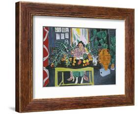 Interior with an Etruscan Vase, c.1940-Henri Matisse-Framed Art Print