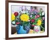 Interior with Asters-Christopher Ryland-Framed Giclee Print