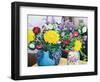 Interior with Asters-Christopher Ryland-Framed Giclee Print