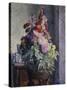 Interior with Bouquet of Flowers-Henri Lebasque-Stretched Canvas