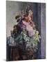 Interior with Bouquet of Flowers-Henri Lebasque-Mounted Giclee Print