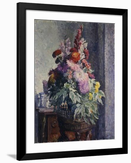 Interior with Bouquet of Flowers-Henri Lebasque-Framed Giclee Print