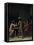 Interior with Cavaliers Smoking-Job Adriaensz Berckheyde-Framed Stretched Canvas