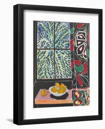 Interior with Egyptian Curtain, 1948-Henri Matisse-Framed Art Print