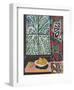 Interior with Egyptian Curtain, 1948-Henri Matisse-Framed Art Print