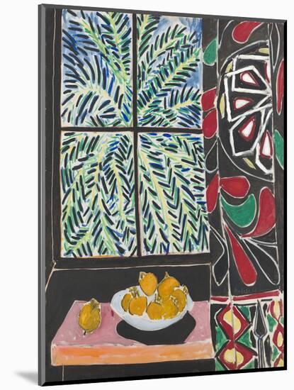 Interior with Egyptian Curtain, 1948-Henri Matisse-Mounted Art Print