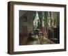 Interior with Figures, 1886-Harriet Backer-Framed Giclee Print