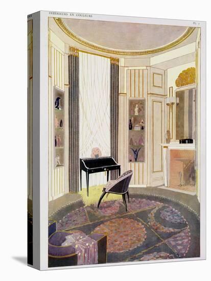 Interior with Furniture-Emile Jacques Ruhlmann-Stretched Canvas