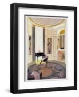 Interior with Furniture-Emile Jacques Ruhlmann-Framed Giclee Print