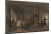 Interior with Military Officers-Cornelis Troost-Mounted Giclee Print