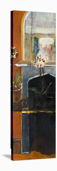 Interior With Orchid-Julie Held-Stretched Canvas