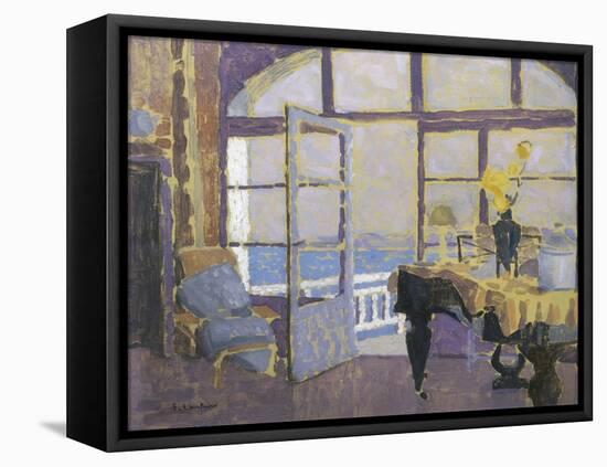 Interior with Piano-Fernand Lantoine-Framed Stretched Canvas