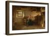 Interior with Seated Woman-null-Framed Giclee Print