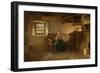 Interior with Seated Woman-null-Framed Giclee Print