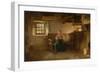 Interior with Seated Woman-null-Framed Giclee Print