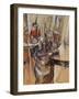 Interior with Two Female Figures-Umberto Boccioni-Framed Giclee Print
