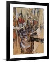 Interior with Two Female Figures-Umberto Boccioni-Framed Giclee Print