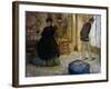 Interior with Two Figures, 1869-Edgar Degas-Framed Giclee Print