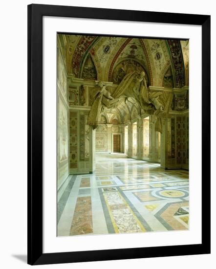 Interior with View of Sculpted Angels-Giovanni Lorenzo Bernini-Framed Giclee Print