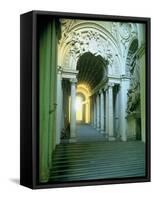 Interior with View of the Staircase-Giovanni Lorenzo Bernini-Framed Stretched Canvas