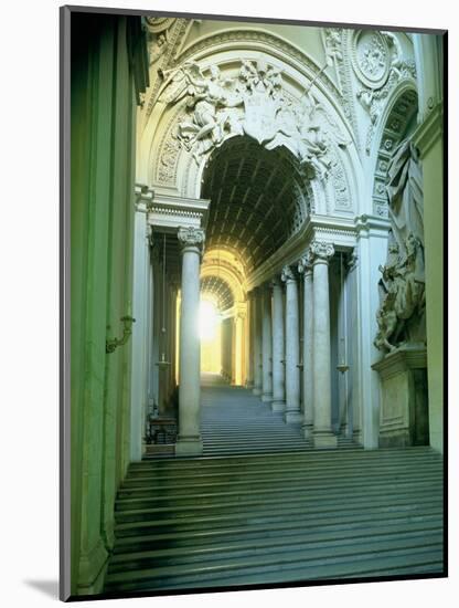 Interior with View of the Staircase-Giovanni Lorenzo Bernini-Mounted Giclee Print