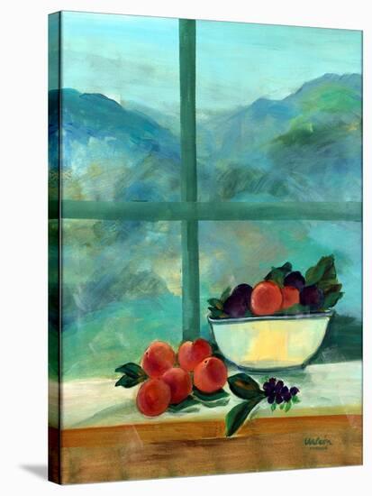 Interior with Window and Fruits-Marisa Leon-Stretched Canvas