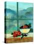 Interior with Window and Fruits-Marisa Leon-Stretched Canvas