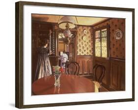 Interior with Woman at the Piano-Félix Vallotton-Framed Giclee Print