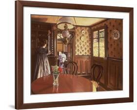 Interior with Woman at the Piano-Félix Vallotton-Framed Giclee Print