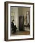 Interior with Woman Reading-Carl Holsoe-Framed Giclee Print