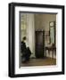 Interior with Woman Reading-Carl Holsoe-Framed Giclee Print