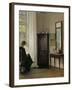 Interior with Woman Reading-Carl Holsoe-Framed Giclee Print