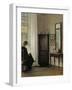 Interior with Woman Reading-Carl Holsoe-Framed Giclee Print