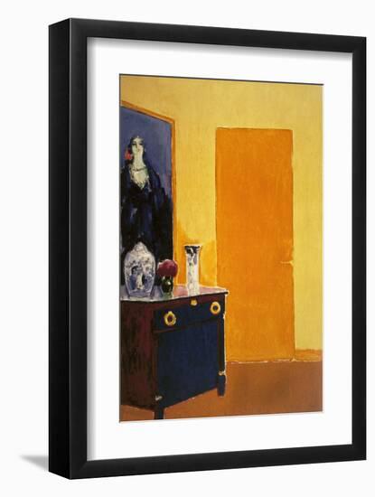 Interior with Yellow Door-Kees van Dongen-Framed Art Print