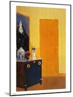 Interior with Yellow Door-Kees van Dongen-Mounted Art Print