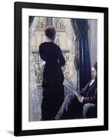 Interior, Woman at the Window, 1880-Gustave Caillebotte-Framed Giclee Print