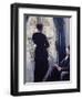 Interior, Woman at the Window, 1880-Gustave Caillebotte-Framed Giclee Print