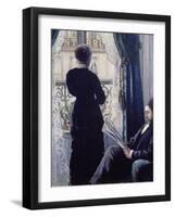 Interior, Woman at the Window, 1880-Gustave Caillebotte-Framed Giclee Print